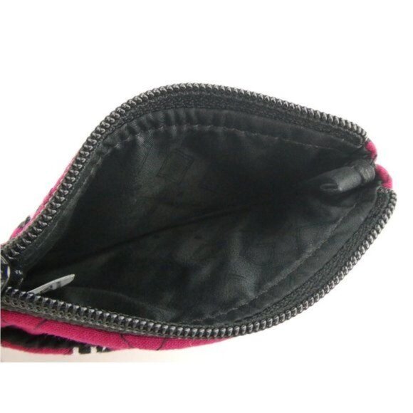 Vera Bradley Zip Playful Penguins Cabernet Coin Purse NWT - Picture 3 of 3